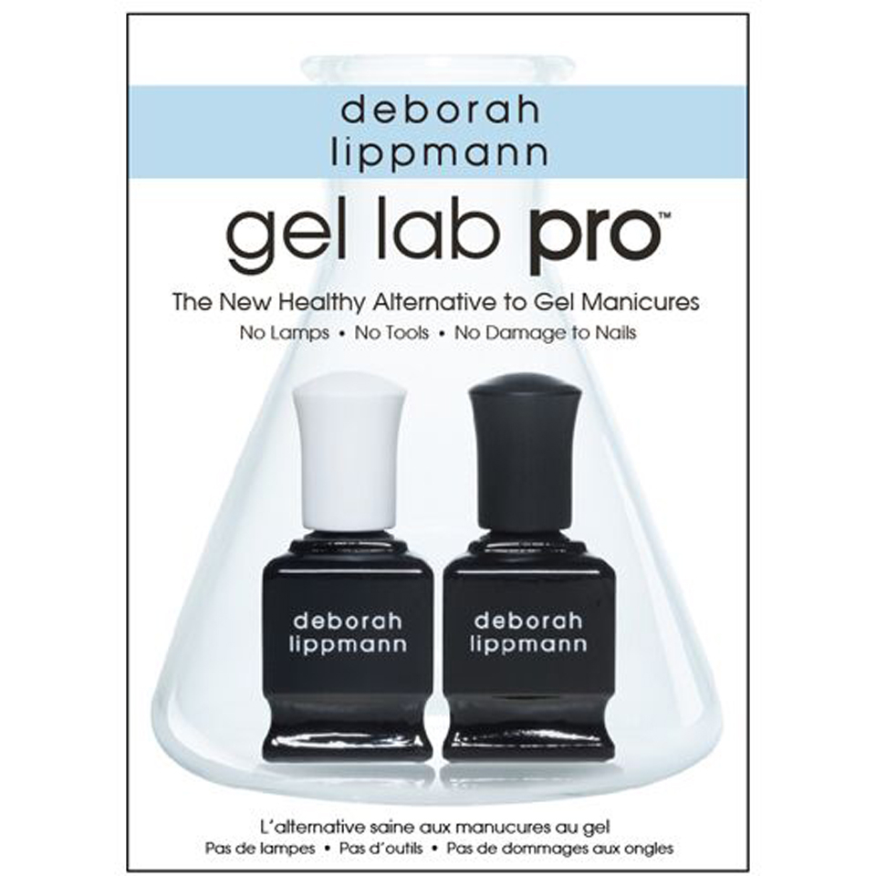 Capa base y esmalte de acabado Gel Lab PRO Fashion Size de Deborah Lippmann (2 x 8 ml)