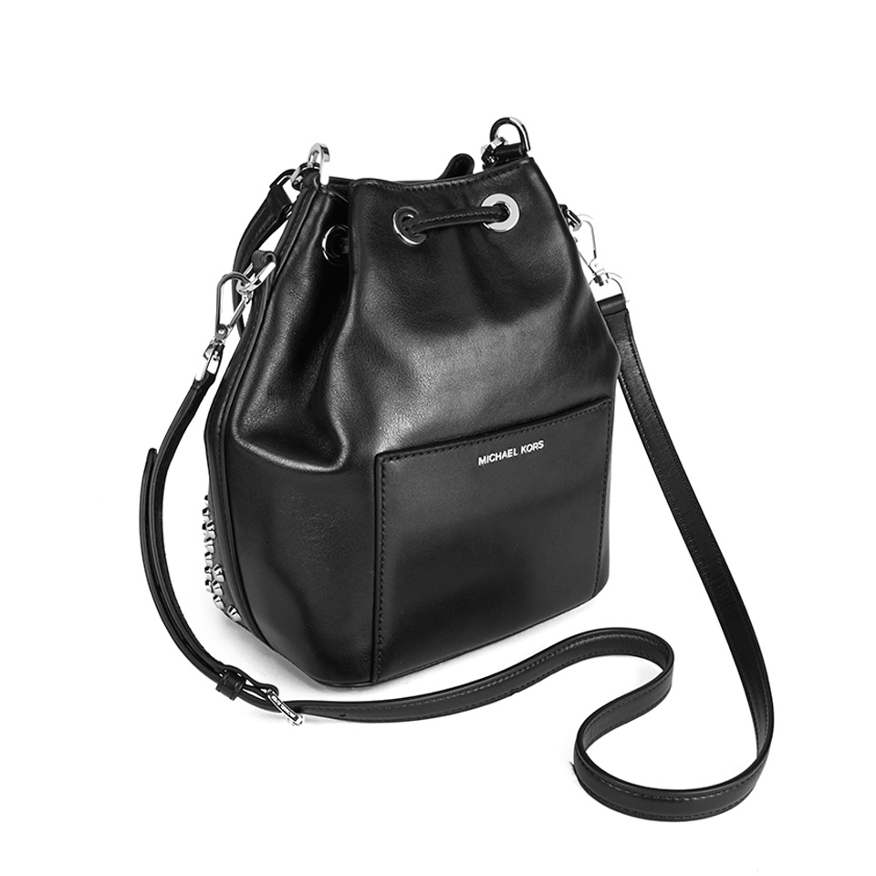 MICHAEL MICHAEL KORS Women's Dottie Medium Stud Bucket Bag - Black