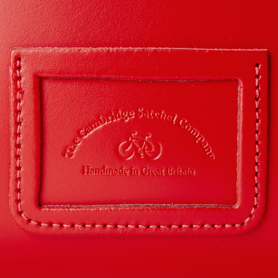 The Cambridge Satchel Company Women's Large Push Lock Cross Body Bag - Monaco Red