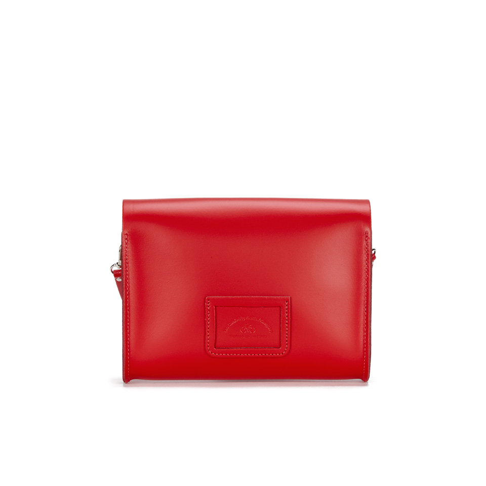 The Cambridge Satchel Company Women's Large Push Lock Cross Body Bag - Monaco Red