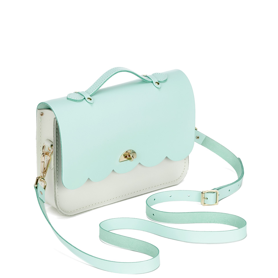 The Cambridge Satchel Company Women's Cloud Bag with Handle - Two Tone Sweet Pea Blue/Clay