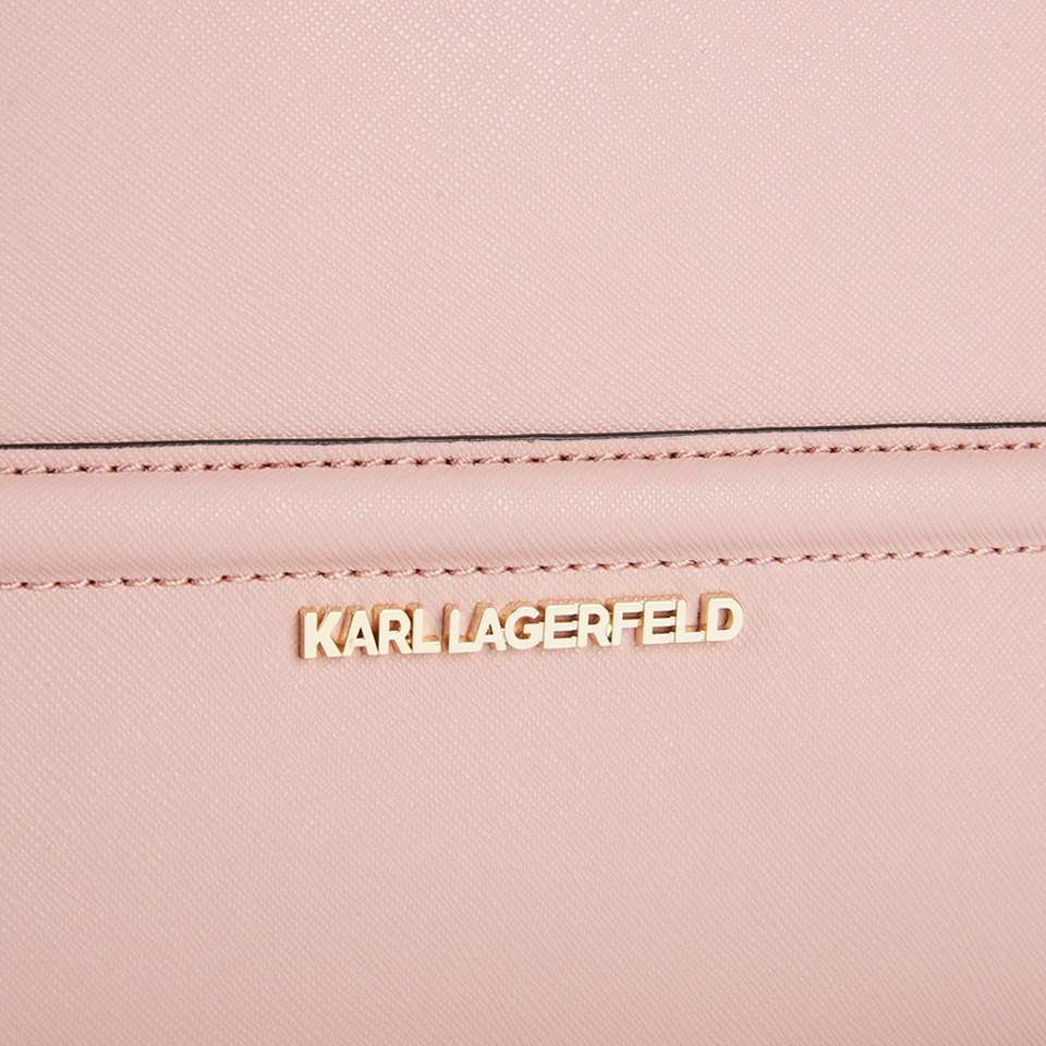 Karl Lagerfeld Women's K/Klassik Drawstring Bag - Misty Rose