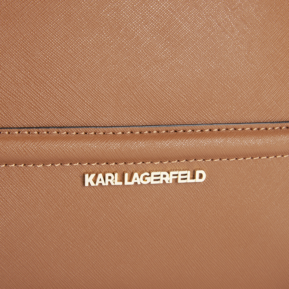 Karl Lagerfeld Women's K/Klassik Drawstring Bag - Tan