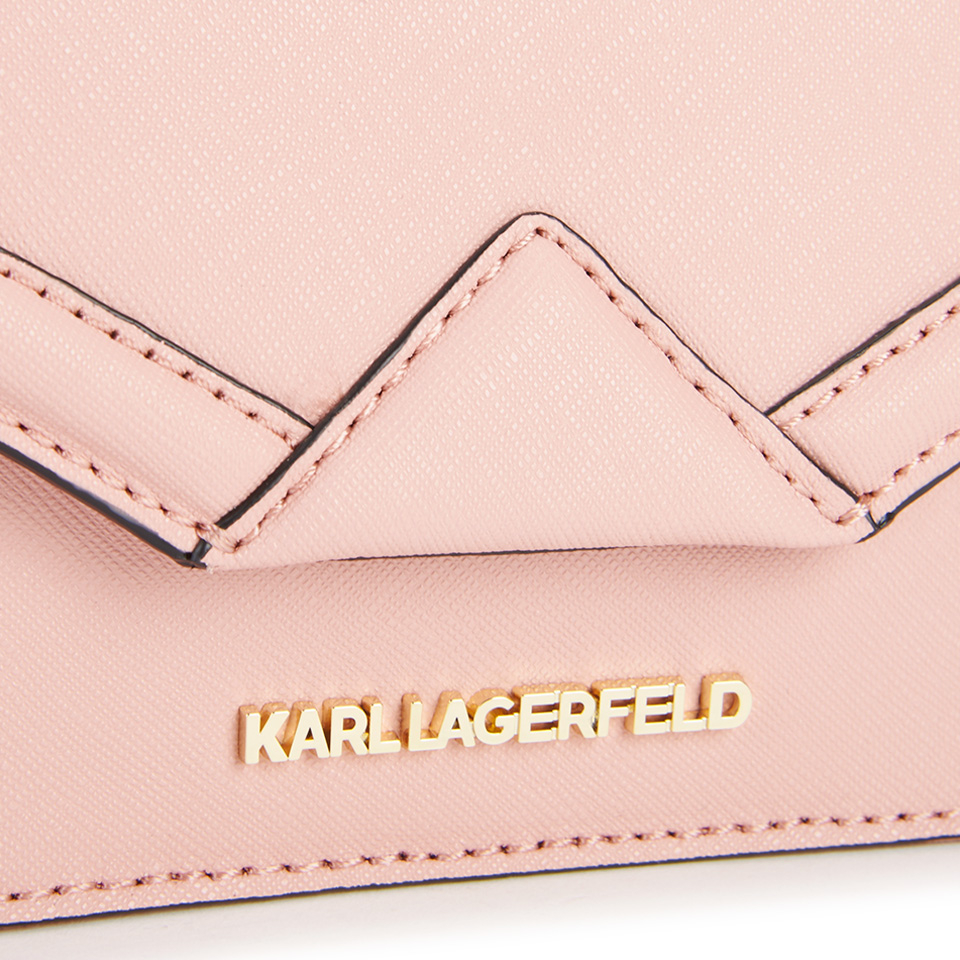 Karl Lagerfeld Women's K/Klassik Super Mini Crossbody Bag - Misty Rose