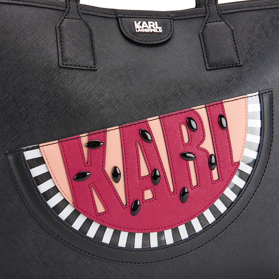 Karl Lagerfeld Women's K/Watermelon Tote Bag - Black
