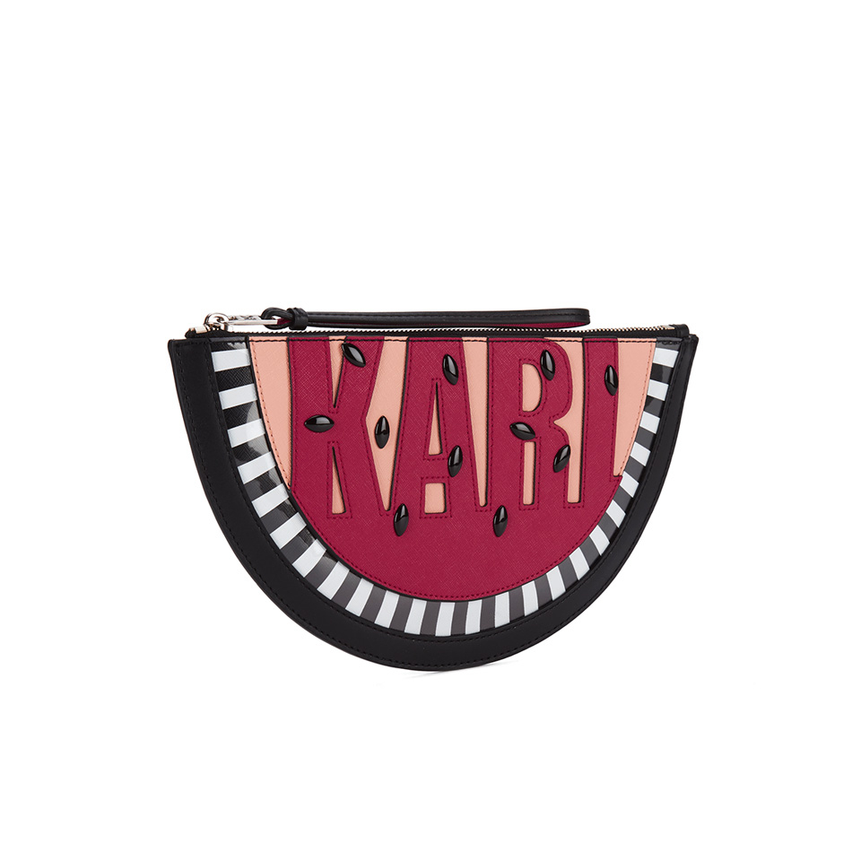 Karl Lagerfeld Women's K/Watermelon Clutch Bag - Black