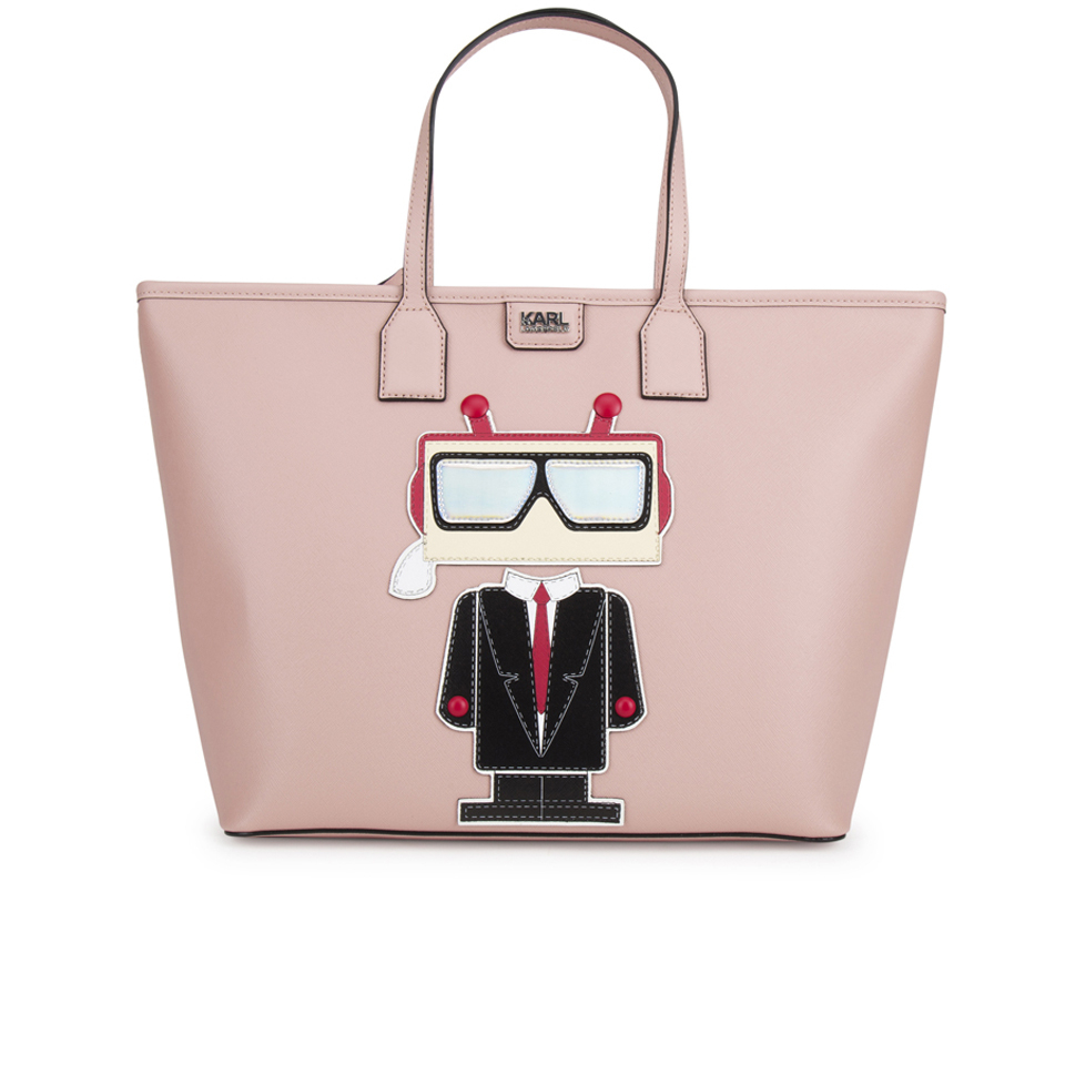 Karl Lagerfeld Women's K/Robot Shopper Karl Misty Bag - Rose