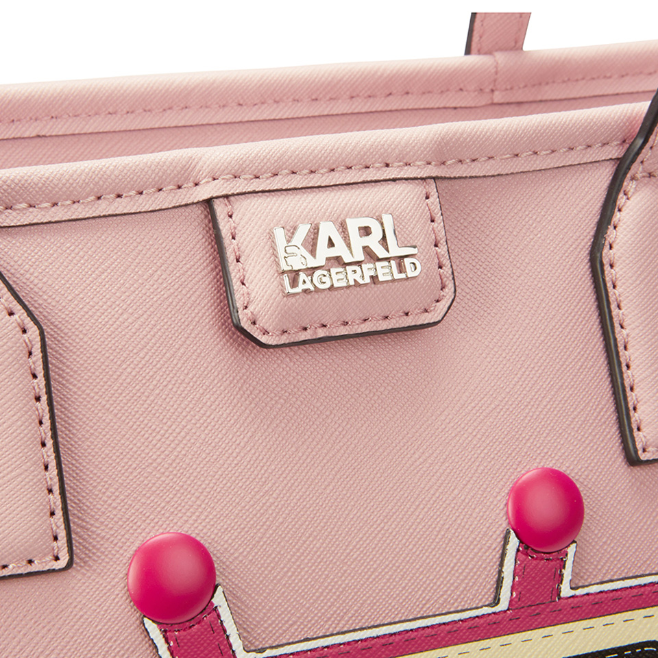 Karl Lagerfeld Women's K/Robot Shopper Karl Misty Bag - Rose