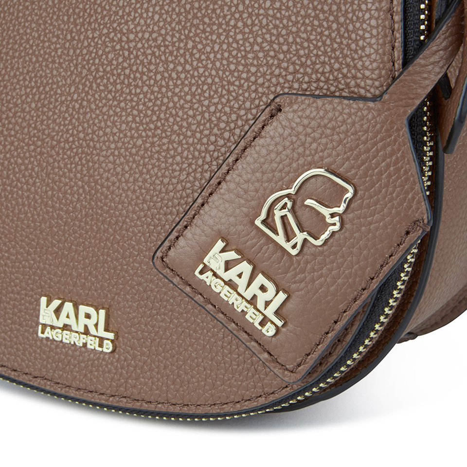 Karl Lagerfeld Women's K/Grainy Satchel Bag - Tan