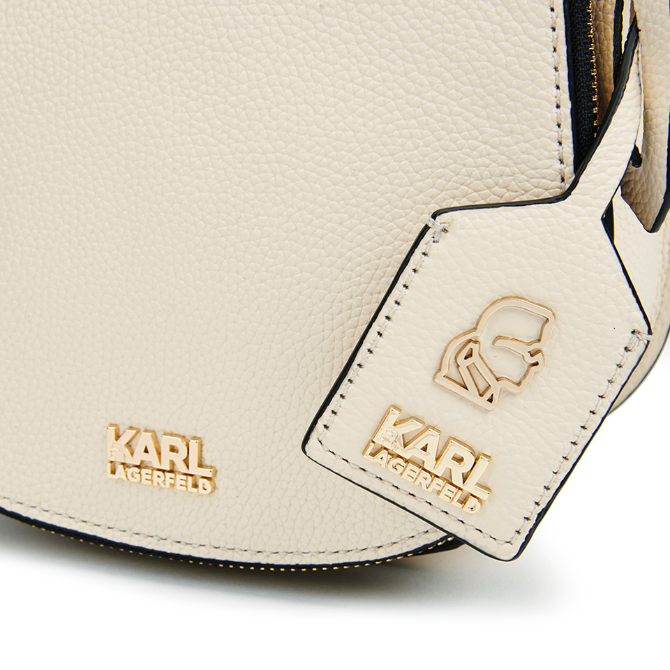 Karl Lagerfeld Women's K/Grainy Satchel Bag - Cream