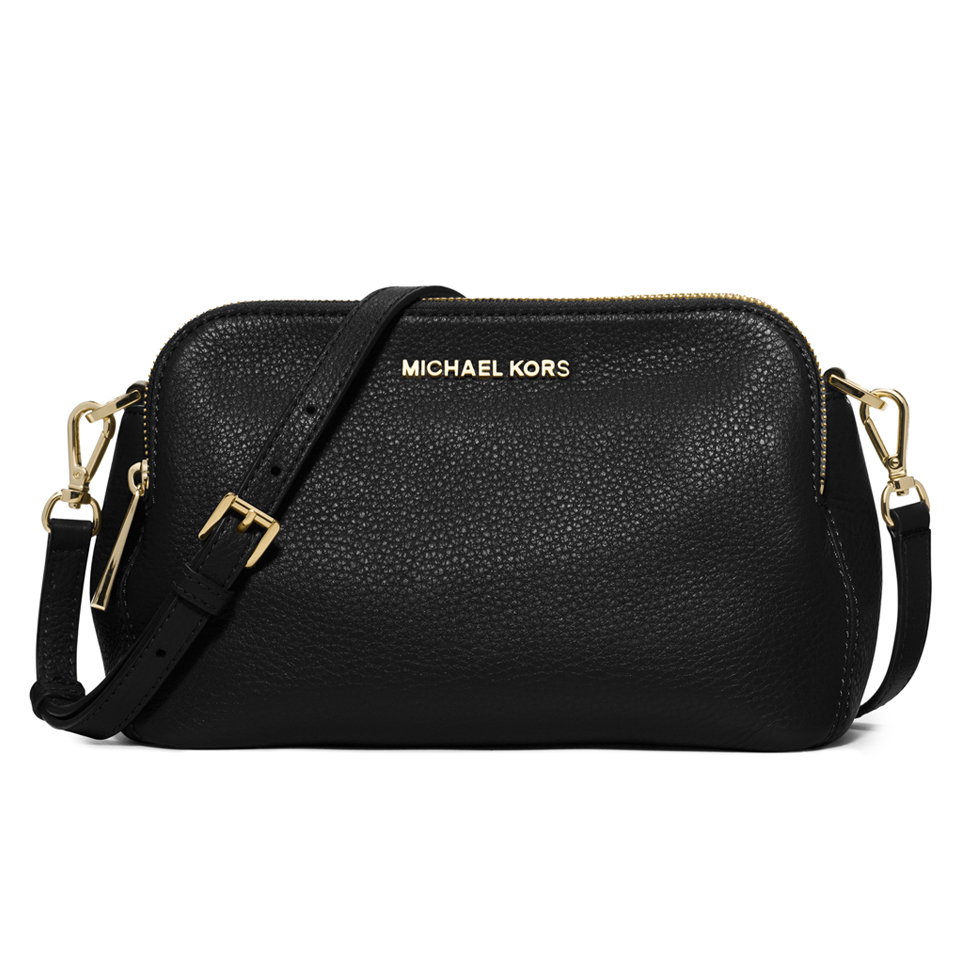 MICHAEL MICHAEL KORS Women's Bedford Double Zip Messenger - Black