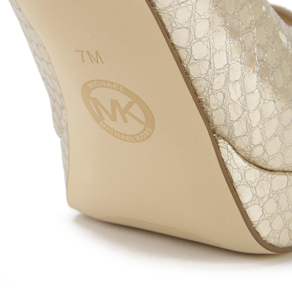 MICHAEL MICHAEL KORS Women s York Platform Courts Brushed Gold Coggles