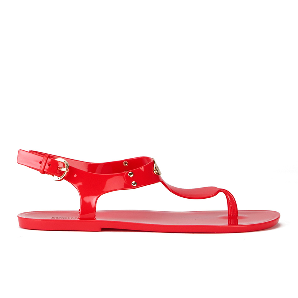 MICHAEL MICHAEL KORS Women s MK Plate Jelly Sandals Coral Reef Allsole