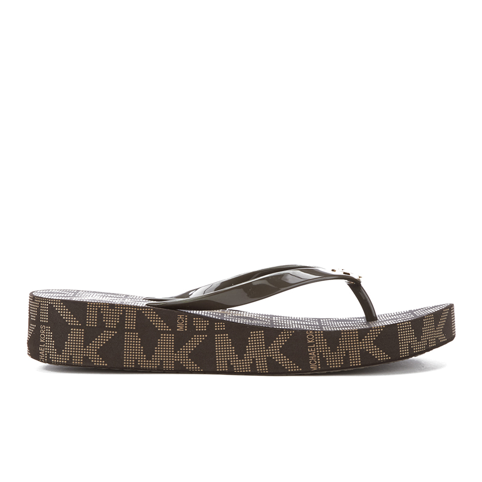 Michael kors bedford platform flip flops store
