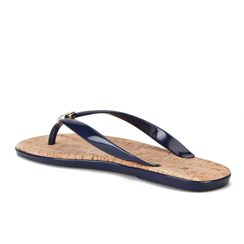 MICHAEL MICHAEL KORS Women s Jet Set MK Jelly Sandals Navy Coggles