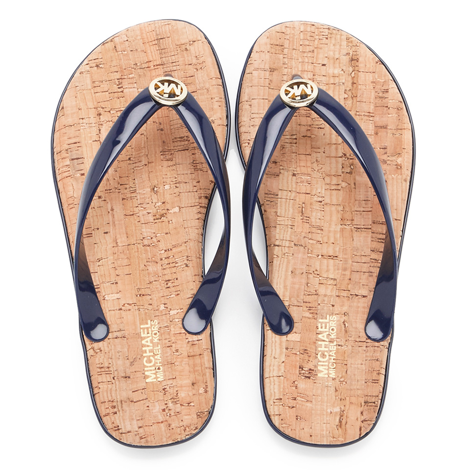 Michael kors jet set flip flops sales