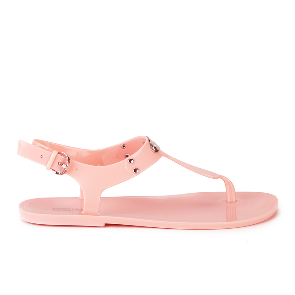 MICHAEL MICHAEL KORS Women's MK Plate Jelly Sandals - Pale Pink | FREE UK  Delivery | Allsole