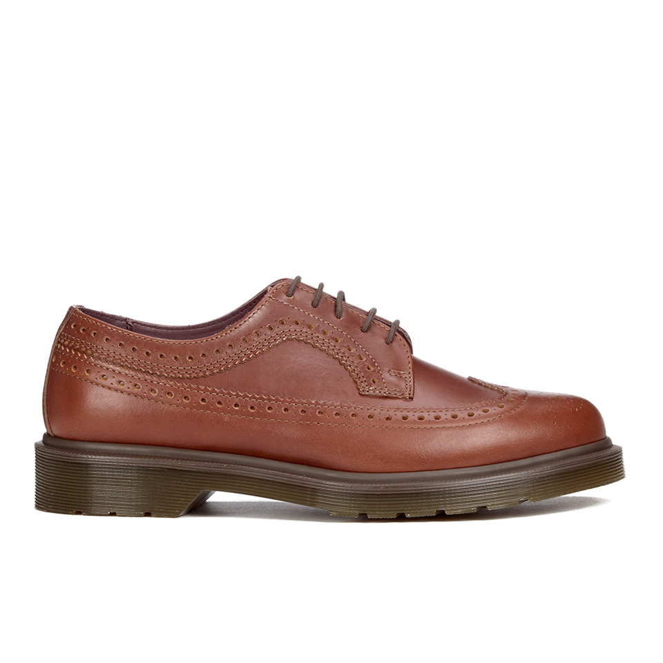 Dr martens tan brogues best sale