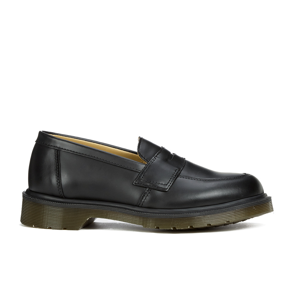 kompromis Lydig assimilation Dr. Martens Women's Addy Loafers - Black Smooth | Worldwide Delivery |  Allsole
