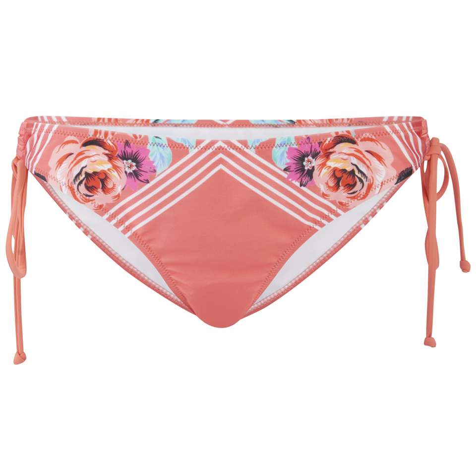 MINKPINK Women's Bloomin Beach Tie Side Bikini Bottoms - Pink