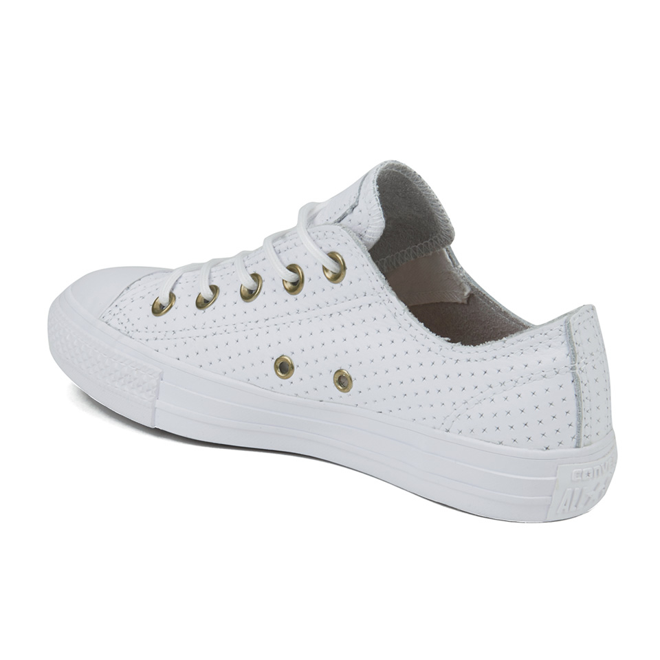 Converse all star perforated cheap leather ox