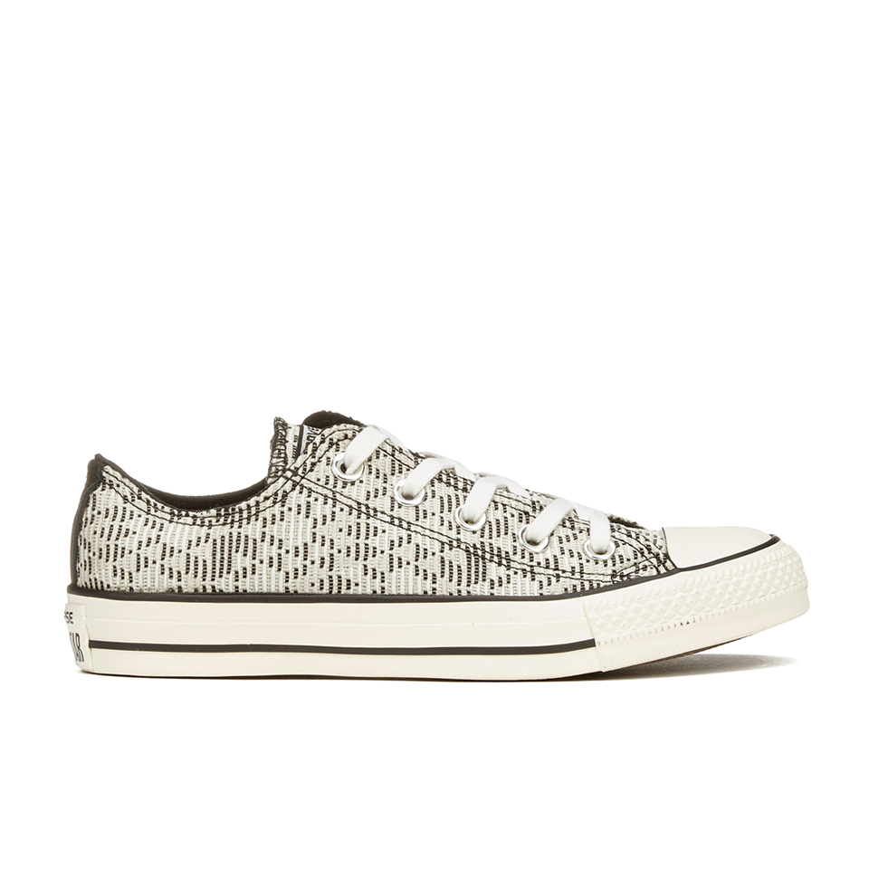 Converse Women s Chuck Taylor All Star Raffia Weave Ox Trainers Parchment Converse Natural Allsole