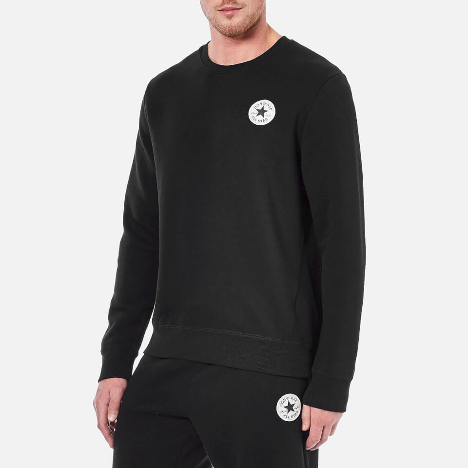 Converse navy core on sale crew neck sweatshirt