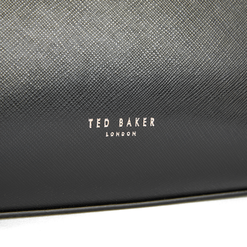 Ted Baker Women's Tabatha Crosshatch Leather Shoulder Bag - Black