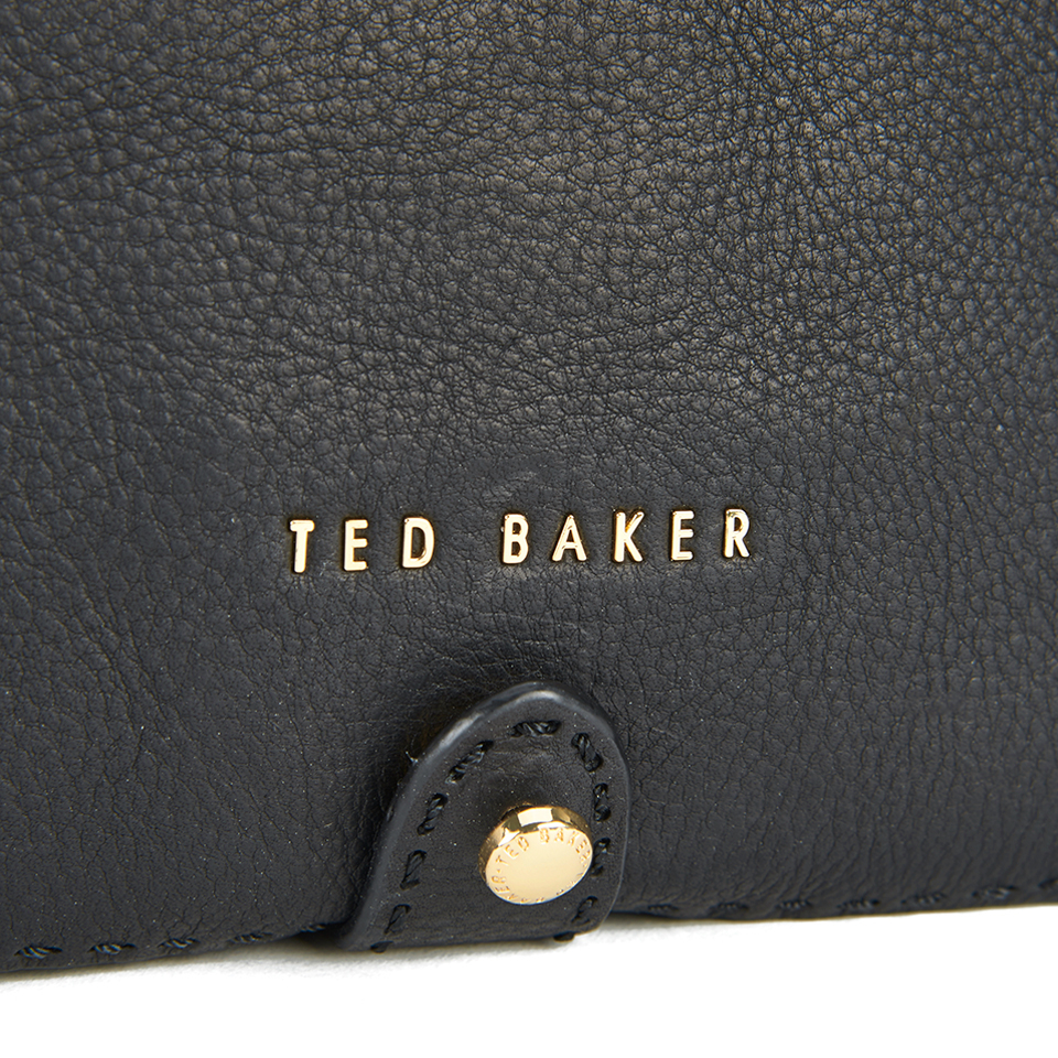 Ted Baker Women's Reagan Stab Stitch Leather Shoulder Bag - Black