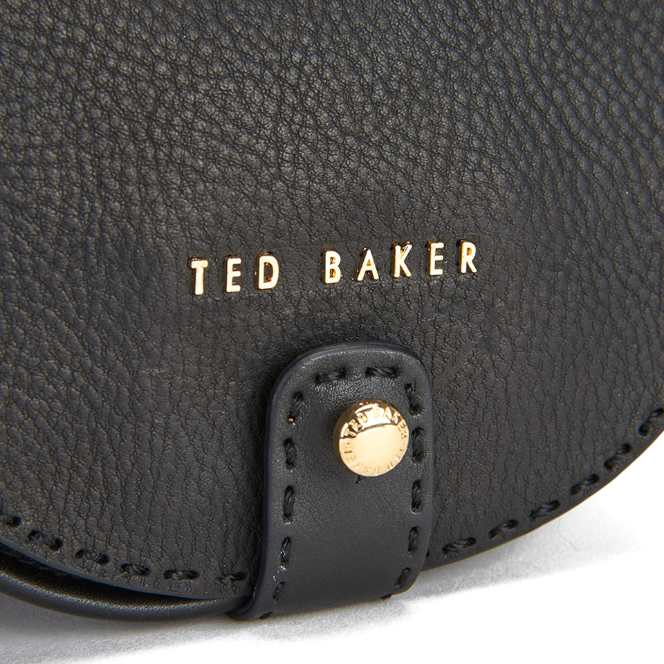 Ted Baker Women's Eliee Stab Stitch Leather Mini Crossbody Bag - Black