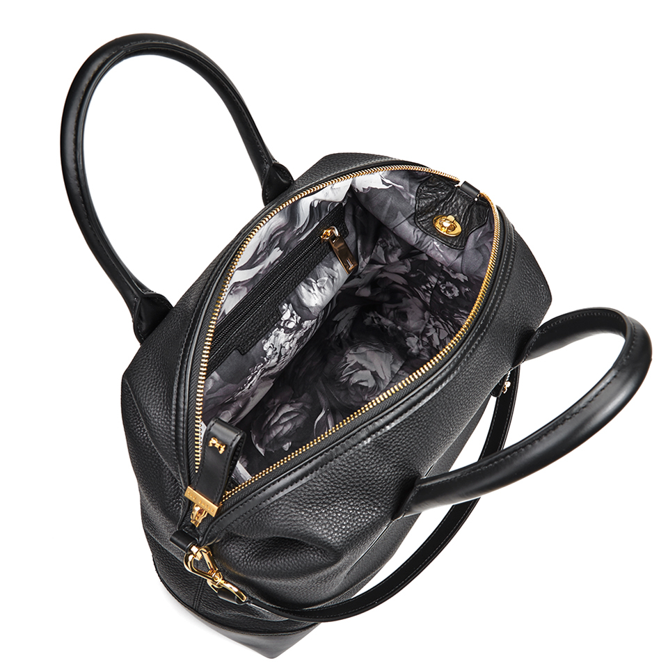 Ted Baker Women's Barbara Casual Leather Zip Detail Tote Bag - Black