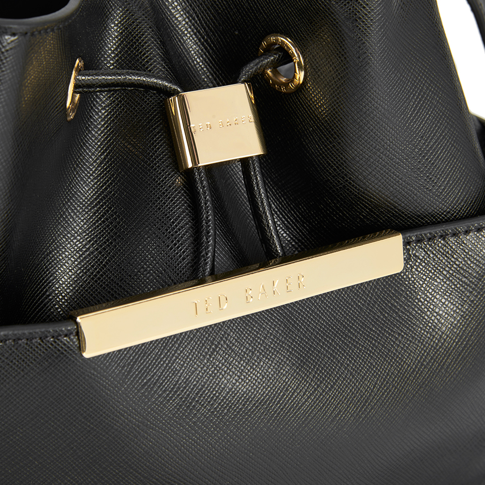 Ted Baker Women's Adrene Large Metal Bar Bucket Bag - Black
