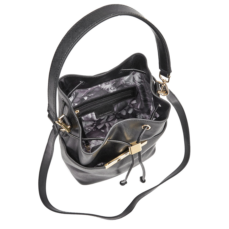 Ted Baker Women's Adrene Large Metal Bar Bucket Bag - Black