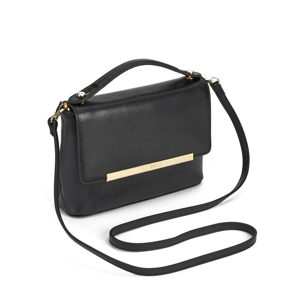 Ted Baker Women's Irena Pop Up Handle Leather Crossbody Bag - Black