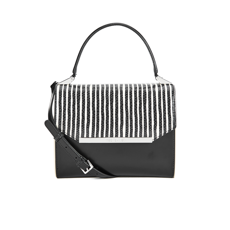 Ted Baker Women's Pietra Stripe Panel Mini Lady Bag - Jet