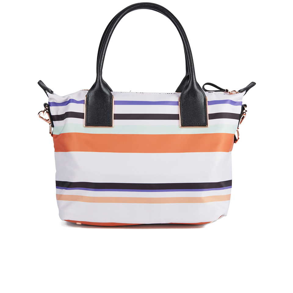 Ted Baker Women's Senley Tribal Stripe Nylon Small Tote Bag - Lilac