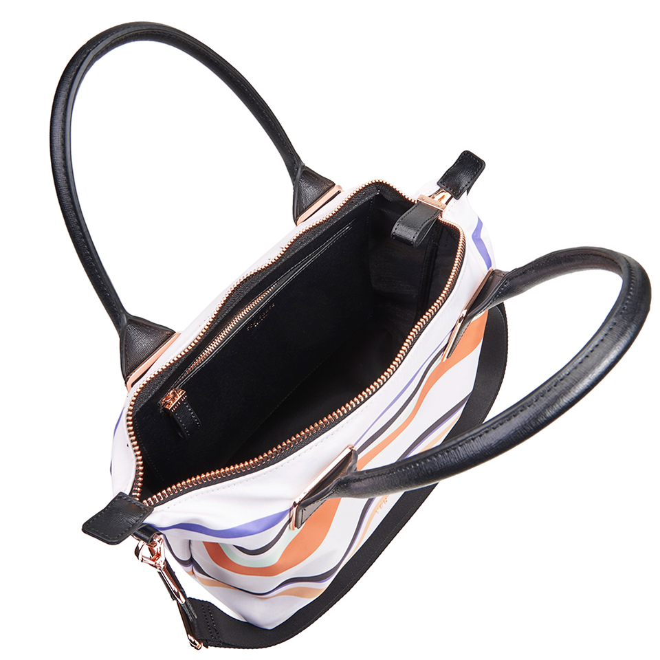 Ted Baker Women's Senley Tribal Stripe Nylon Small Tote Bag - Lilac