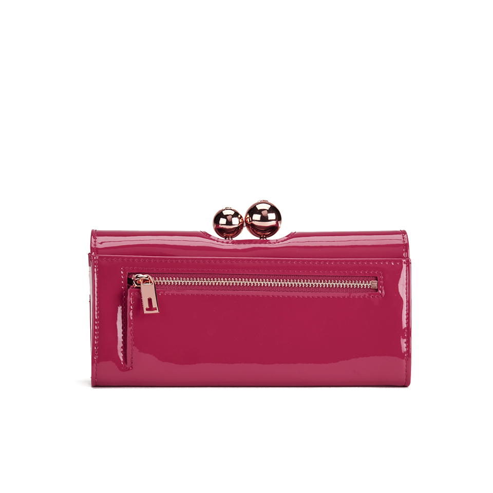 Ted Baker Women s Erianne Patent Matinee Purse Fuchsia