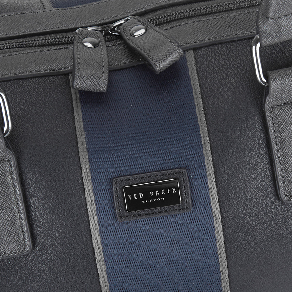 Ted Baker Men's Vertica Striped Webbing Holdall Bag - Black