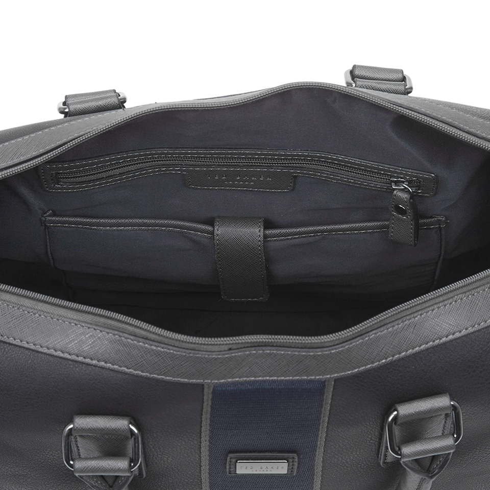 Ted Baker Men's Vertica Striped Webbing Holdall Bag - Black