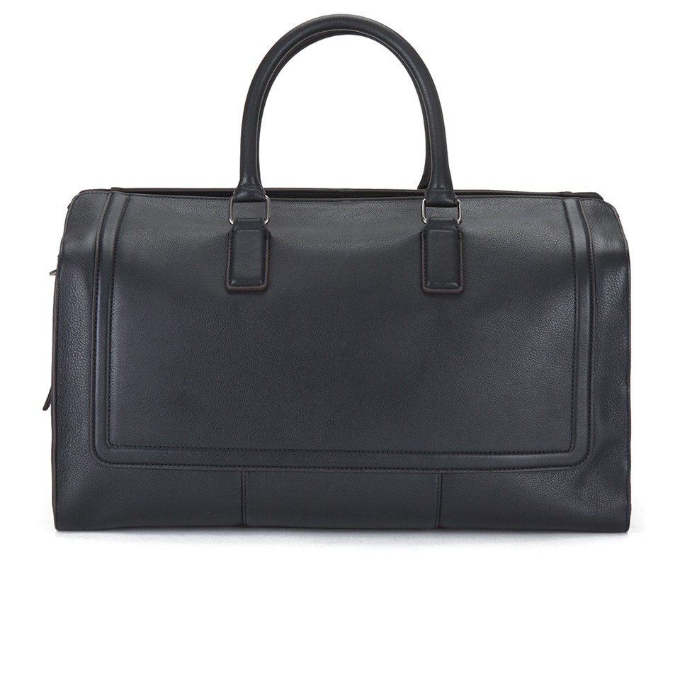 Ted Baker Men's Shalala Raised Edge Leather Holdall Bag - Black