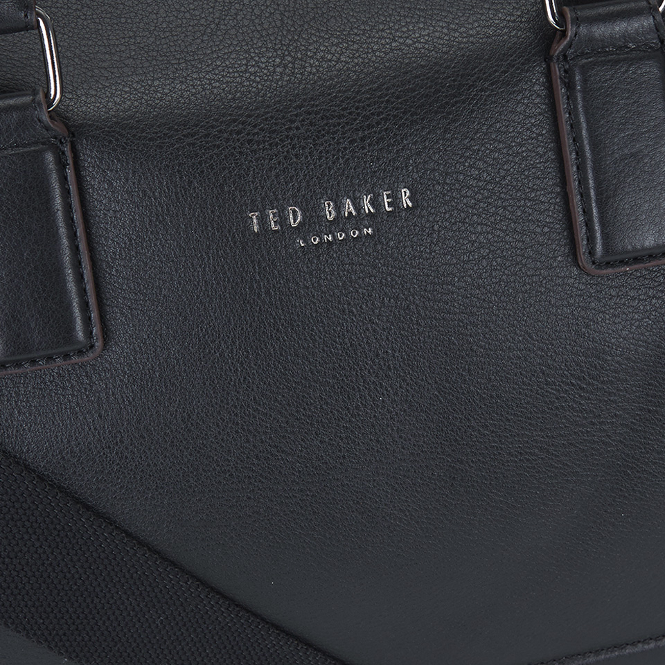 Ted Baker Men's Shalala Raised Edge Leather Holdall Bag - Black