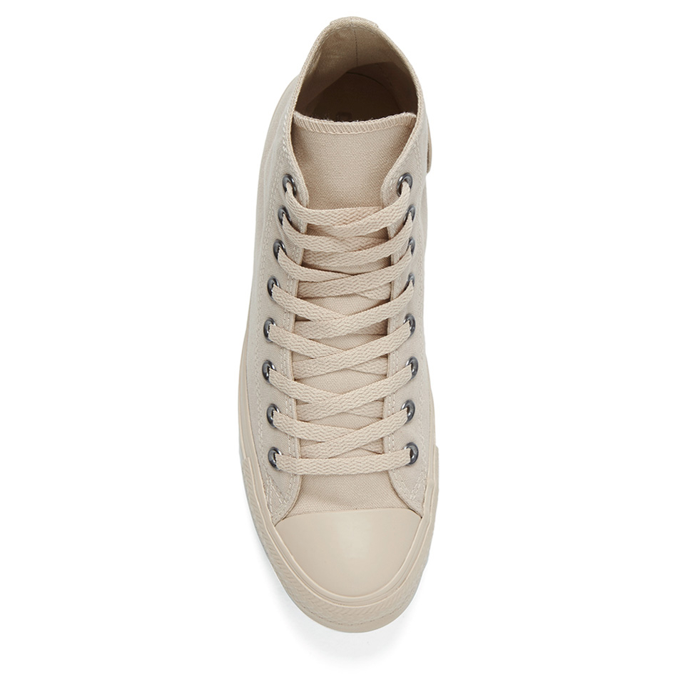 beige monochrome converse