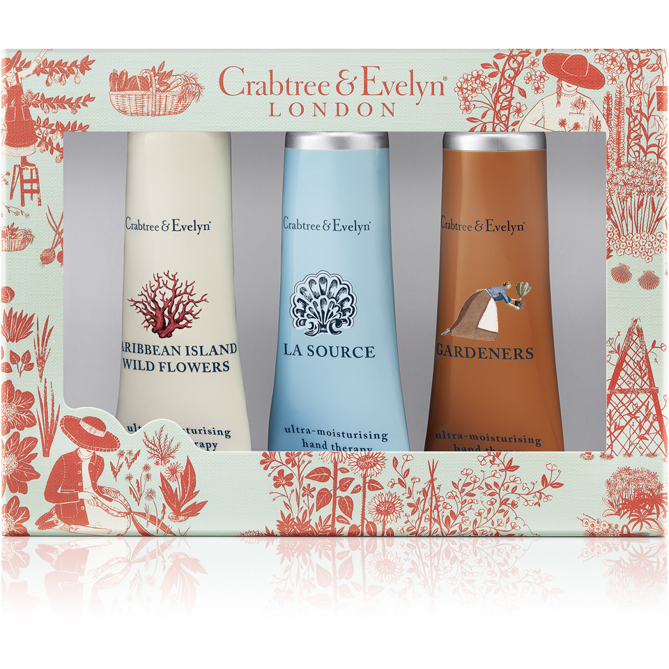 Crabtree & Evelyn Best Sellers Hand Therapy 3 x 25g