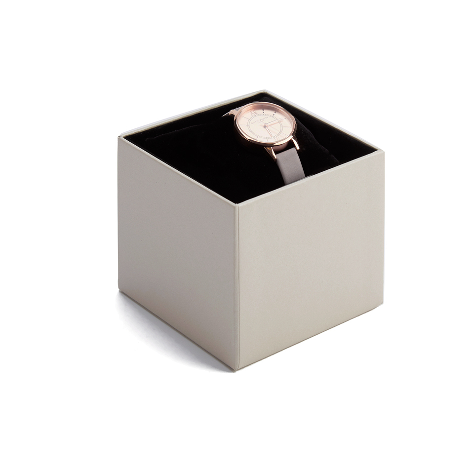 Olivia Burton Women's Wonderland Watch - Grey Lilac/Rose Gold