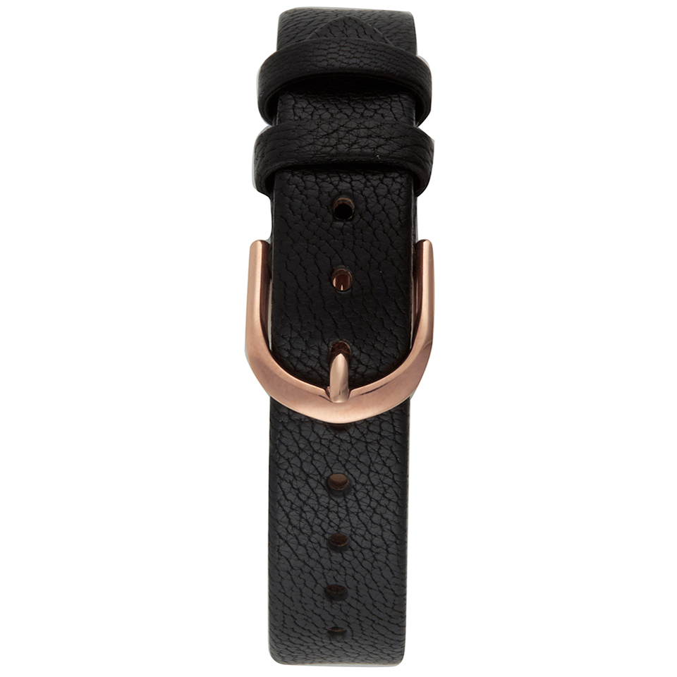 Olivia Burton Women s Woodland Bird Midi Watch Black Rose Gold