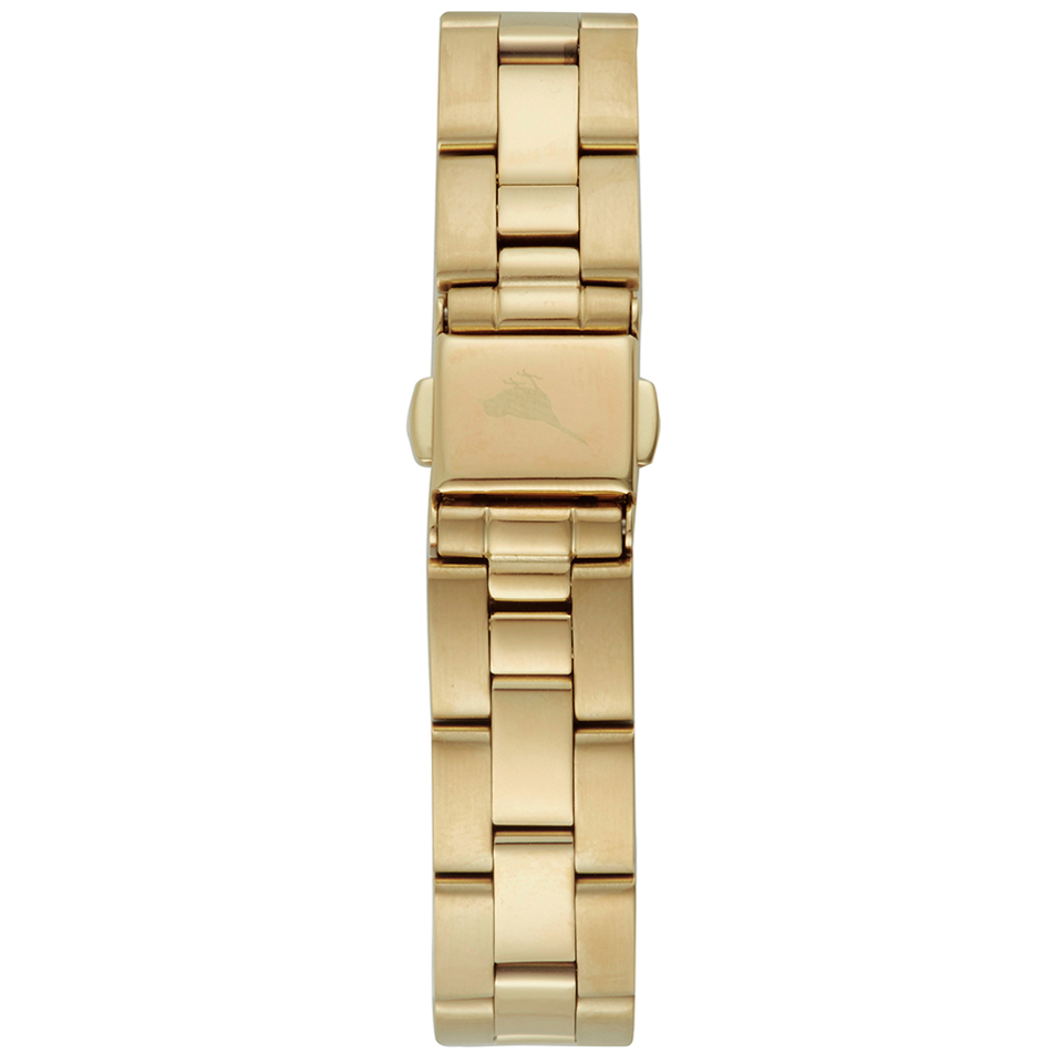 Olivia Burton Women's Midi Dial Watch - Black Dial/Gold Bracelet