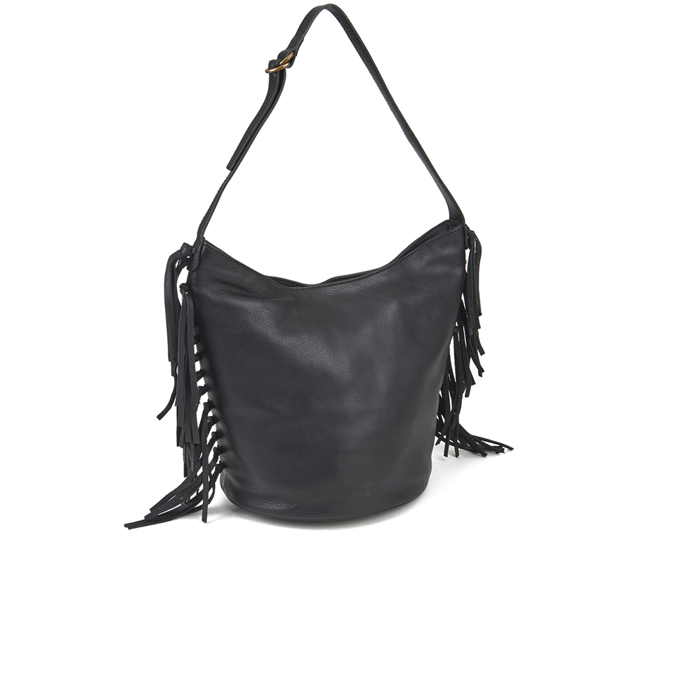 UGG Women's Lea Leather Hobo Bag - Black