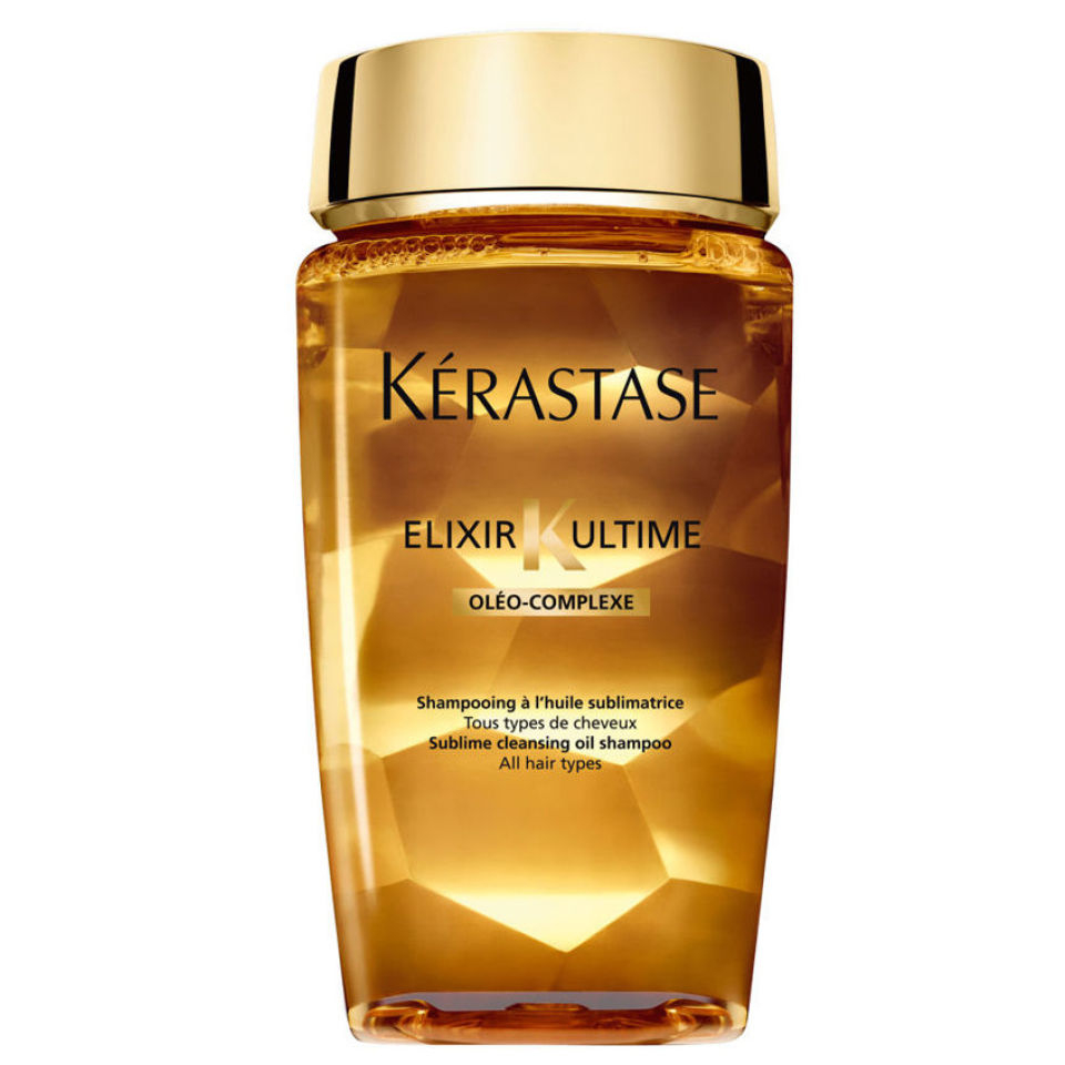 Kérastase Elixir Ultime Huile Lavante Bain 250ml, Fondant Conditioner 200ml and Coloured Hair Oil 100ml Bundle