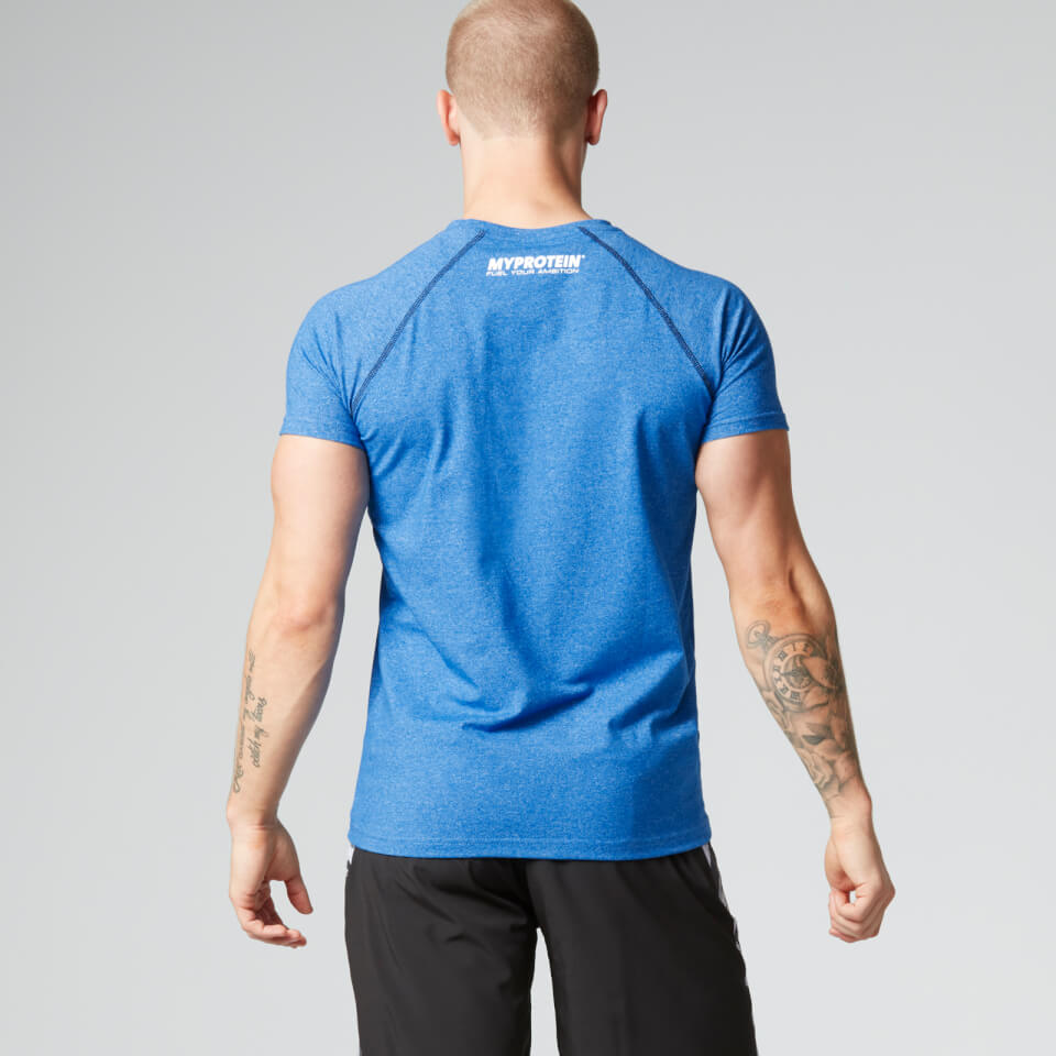 Performance Raglan Sleeve T-Shirt - S - Blue